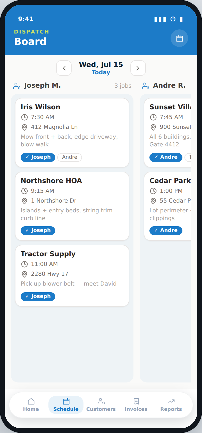 Opsly Board mobile app